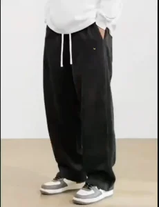 Comfortable and Stylish Black Baggy Sweatpants