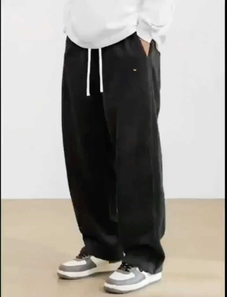 Comfortable and Stylish Black Baggy Sweatpants