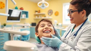 Orthodontist providing braces Myrtle Beach treatment in a bright dental office setting.